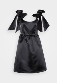 VMRILEY SINGLET BOW SHORT DRESS - Cocktailjurk - black