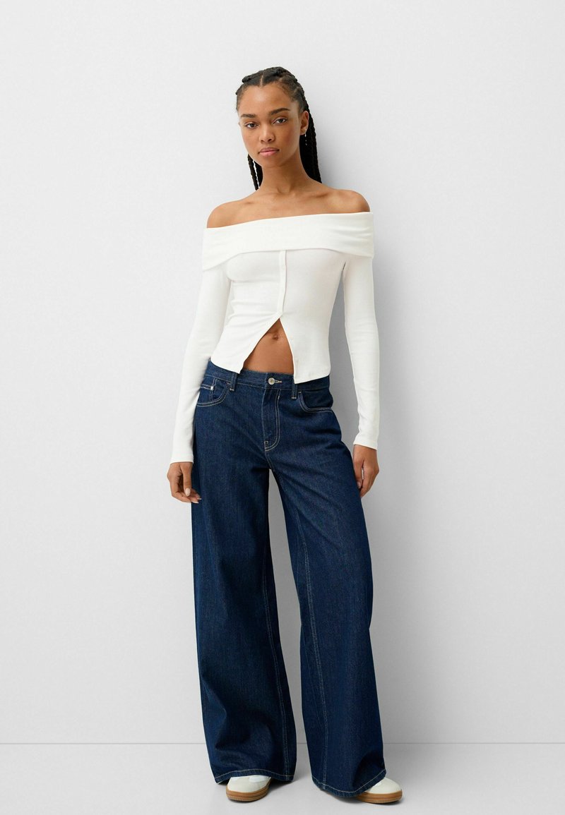 Bershka Longsleeve wit