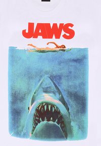 Henry Tiger JAWS POSTER - T-shirts print - white