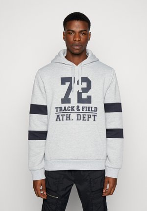 Brave Soul JAMMER - Hoodie - grey marl/navy