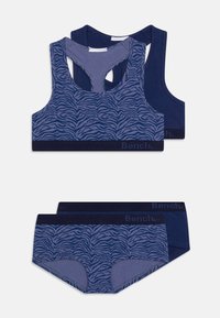 Bench - BUSTIER PANTY ZEBRA SET 2 PACK - Ondergoedset - navy Miniatuurafbeelding 1