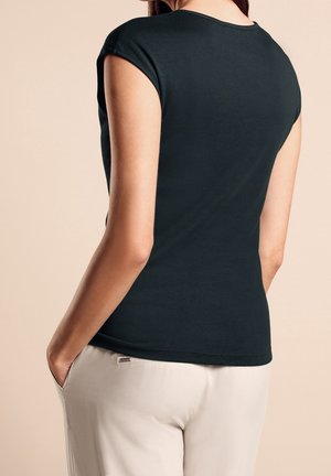 Street One, T-shirt basique - mottled green