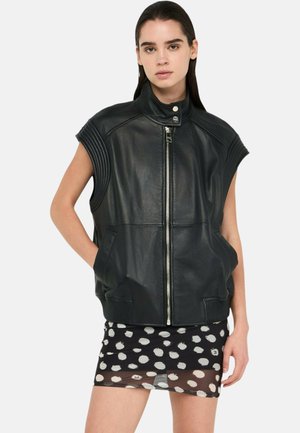 Giacca di pelle - nero