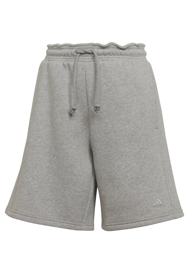 grey adidas sweat shorts