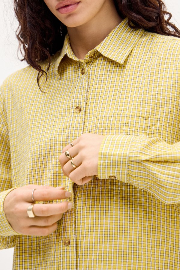 CHECK SHIRT - Button-down blouse3