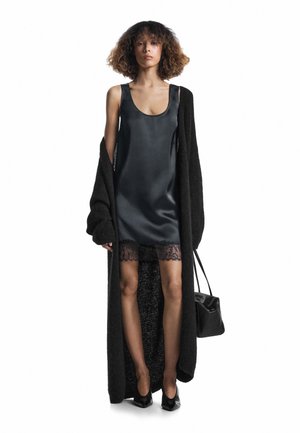 Massimo Dutti SHORT FLOWING - Freizeitkleid - dark blue