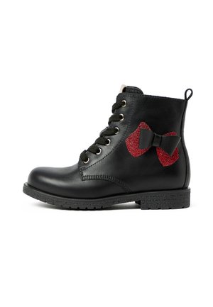 Schnürstiefelette - nero