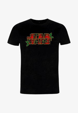 Star Wars STAR WARS CLASSIC TARTAN LOGO - T-shirt z nadrukiem