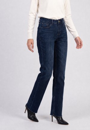 Anna Field by Zalando, AF STRAIGHT FIT AW26 1 - Дънки с прав крачол - dark blue denim