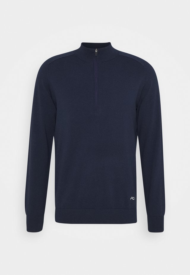 MEN KIRK FRONT LOGO - Sweatshirts - atlanta blue melange