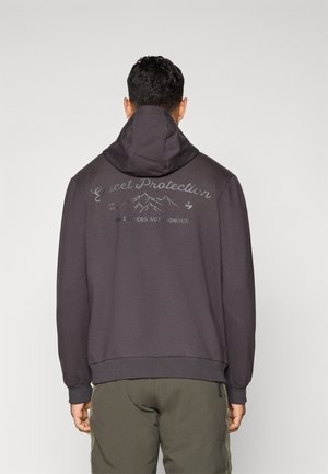 CLUB ZIP HOODIE - Zip-up sweatshirt - dark grey