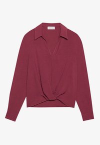 Blouse - burgundy
