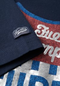 Superdry & Co GASOLINE WORKWEAR  - T-shirt imprimé - eclipse navy