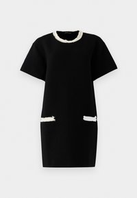 DRESS - Haljina s naramenicama - black/white