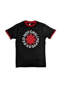 Paradiso Clothing RED HOT CHILI PEPPERS CLASSIC ASTERISK RINGER - Print T-shirt - black
