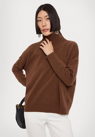 WEEKEND MaxMara BORGIA - Strikkegenser - cuoio