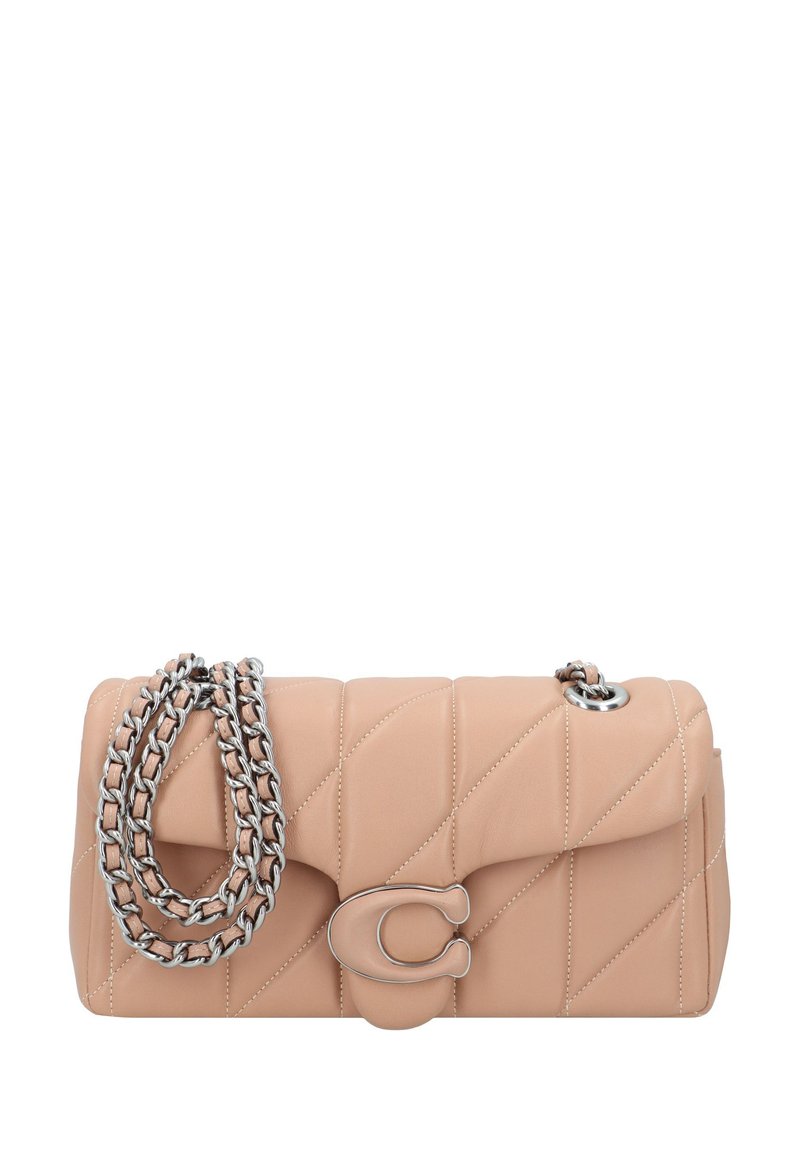 Coach QUILTED COVERED TABBY WITH CHAIN - Handtas - lh/buff/roze ...