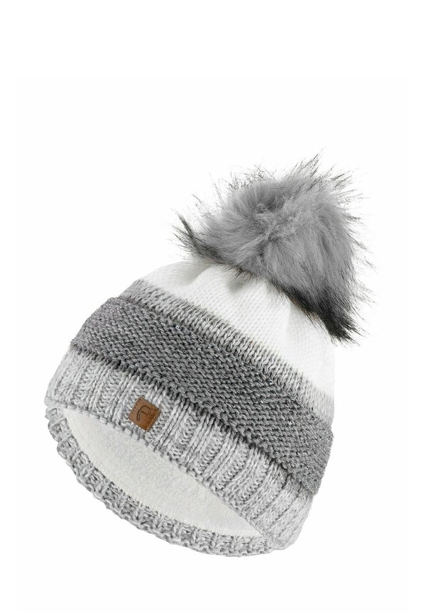 WARME MIT -BOMMEL - Mütze - grau