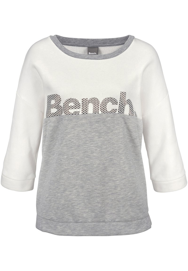 Damen Sweatshirts | Bench Sweatshirt ecru-grau-meliert/grau - JJ45411 Damen Sweatshirts | Bench Sweatshirt ecru-grau-meliert/grau - JJ45411