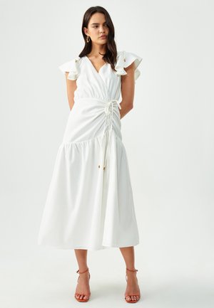 REMI TIE - Jurk - white
