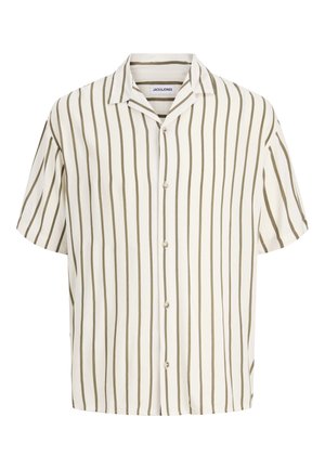Jack & Jones, JJEJEFF RESORT STRIPE SHIRT - Skjorter - dusty olive
