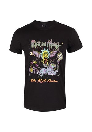 RICK AND MORTY OH IT GETS DARKER - T-shirt imprimé - black