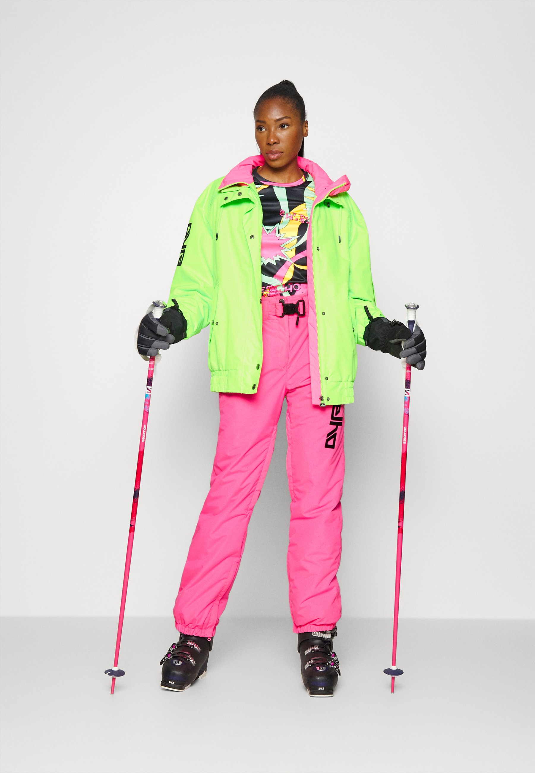 Ski jacket - neon green 