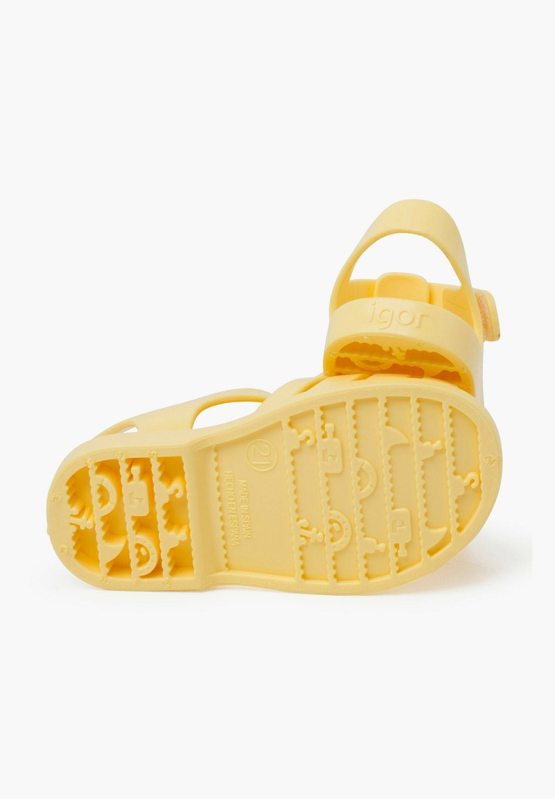 Sandalias Cangrejeras Sandalias Amarillas NiÃ±a Igor Cangrejeras