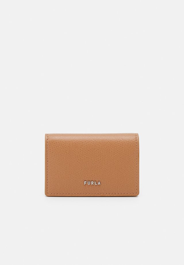 PROJECT BUSINESS CARD CASE - Portfel - miele/blu denim