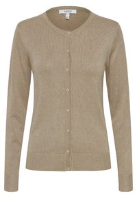 BYPIMBA - Strickjacke - tannin melange