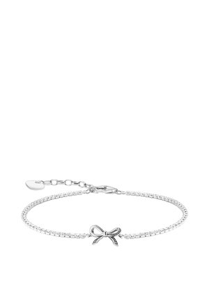 SCHLEIFEN MIT STEINEN - Armband - weiß/silberfarben