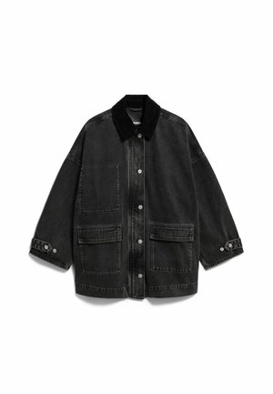 ARMEDANGELS, CORD COLLAR DENIM - Kurzmantel - nutmeg