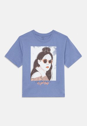 Name it, NKFOBIA BOX - T-shirts med print - blue ice