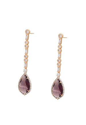 Cercei - rose gold purple