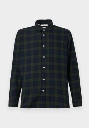 SLHREGNOAH BRUSHED TWIST - Skjorter - deep forest/dark sapphire