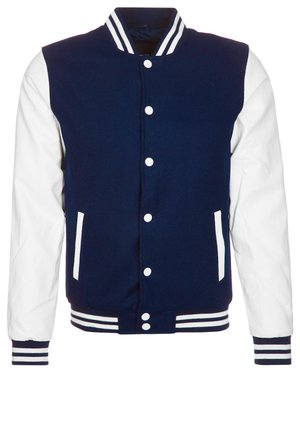 Urban Classics OLDSCHOOL COLLEGE - Blouson Bomber - navy/white