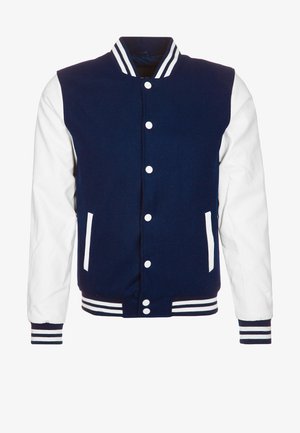 Urban Classics OLDSCHOOL COLLEGE - Blouson Bomber - navy/white