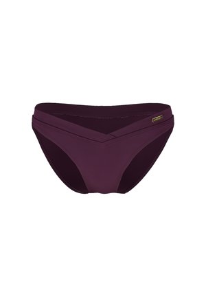 LASCANA, HIGHLEG - Bikini bottoms - bordeaux