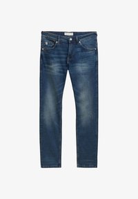 Não selecionado, dark stone wash denim