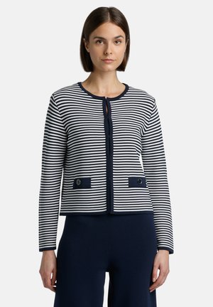 CAPALBIO - Cardigan - blu bianco