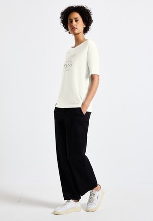SOFTES MIT WORDING - Print T-shirt - weiß