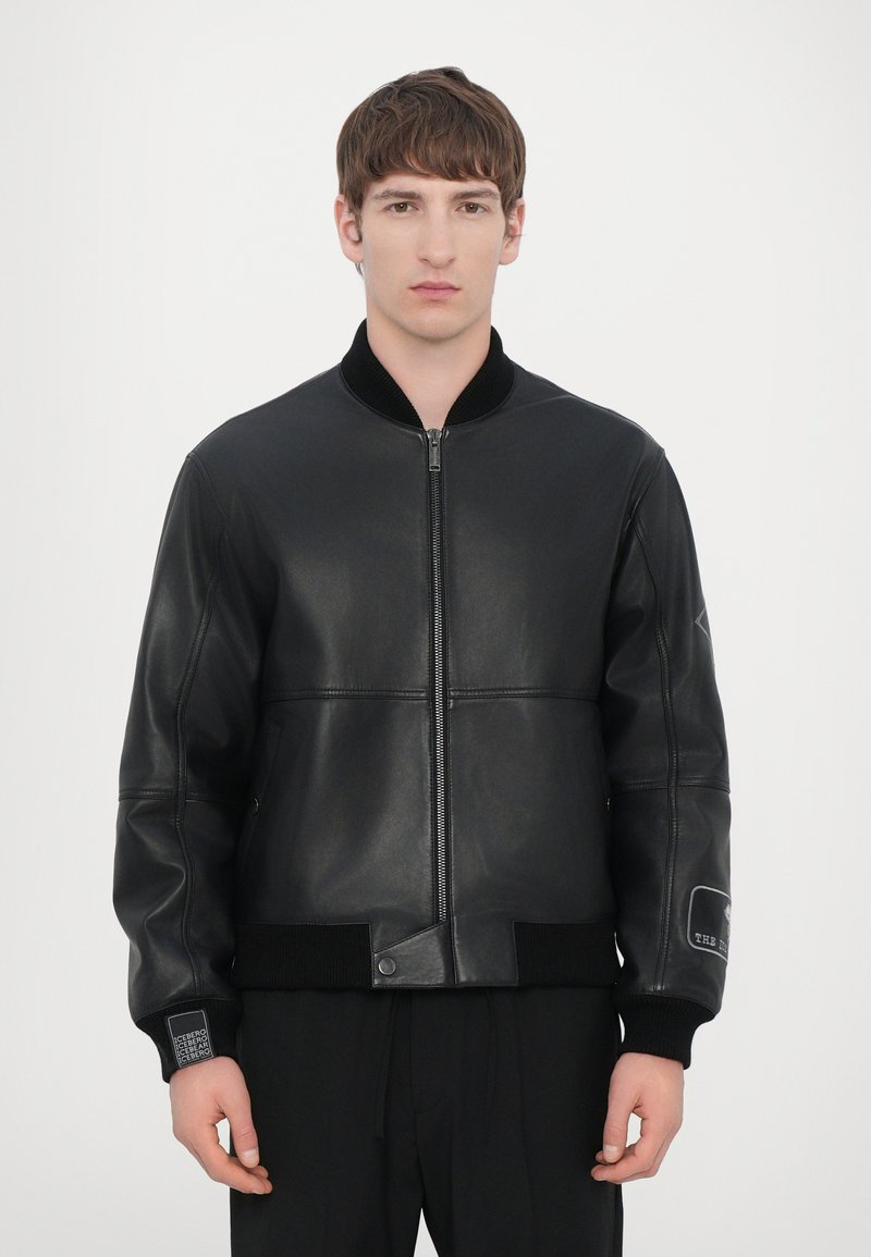 Iceberg GIUBBOTTO PELLE - Lederjacke - nero