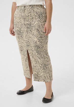 KCLISIA - Gonna di jeans - abstract leopard