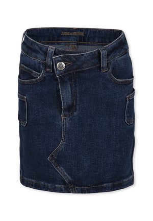Jeansrok - dble stone brossage