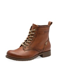 Tamaris Bottines à lacets - cognac leather