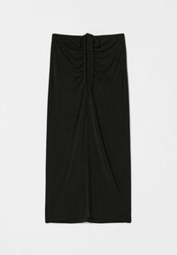 Bershka A-line skirt - black