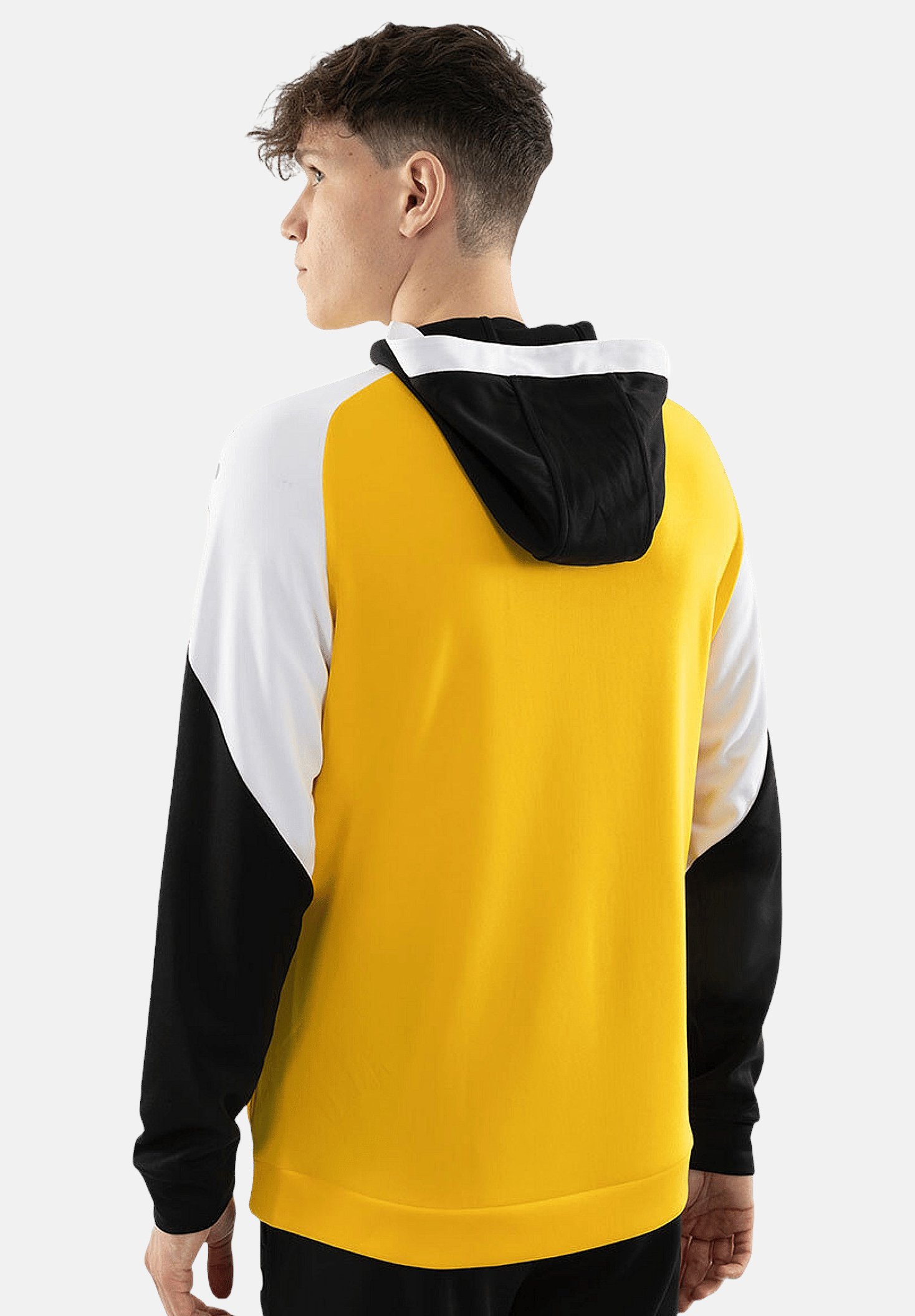 dynamic yellow hoodie