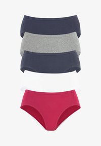 Niet geselecteerd, rot weiß marine grau meliert marine