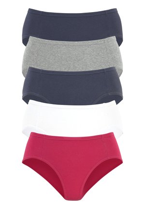 5 PACK JAZZ - Slip - rot weiß  marine grau meliert marine