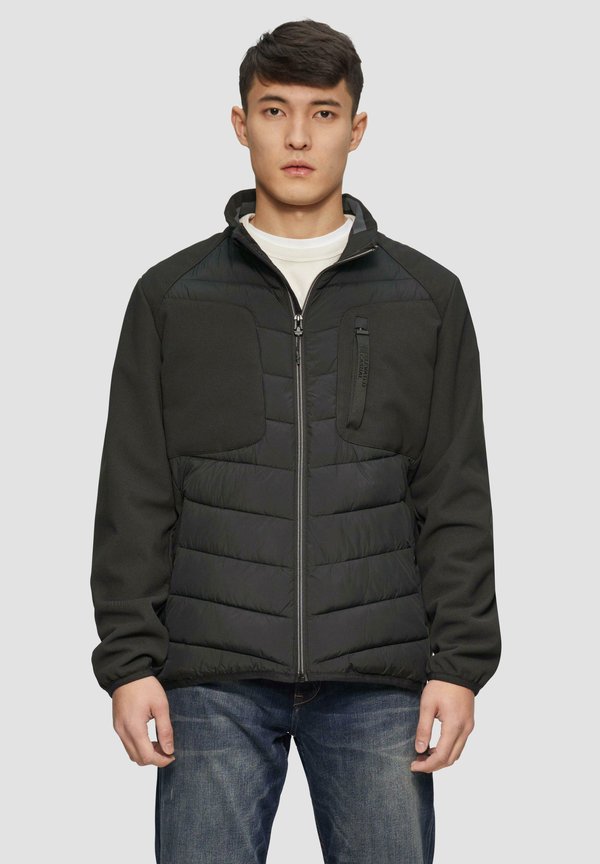 MIT SPORTIVEN KONTRASTDETAILS - Übergangsjacke - schwarz